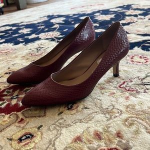 Franco Sarto Red Patent Leather Pump